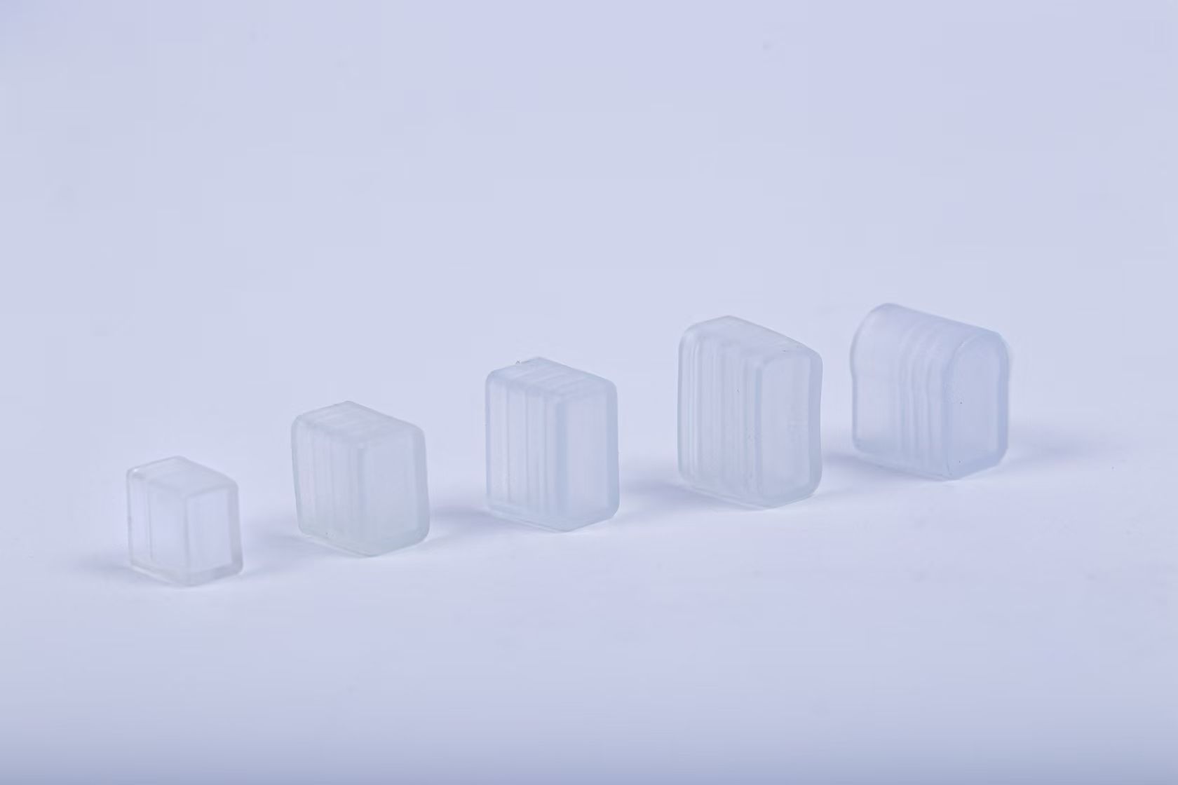 End cap for AC LED Strip Light Semi-transparent or customized PVC end cap