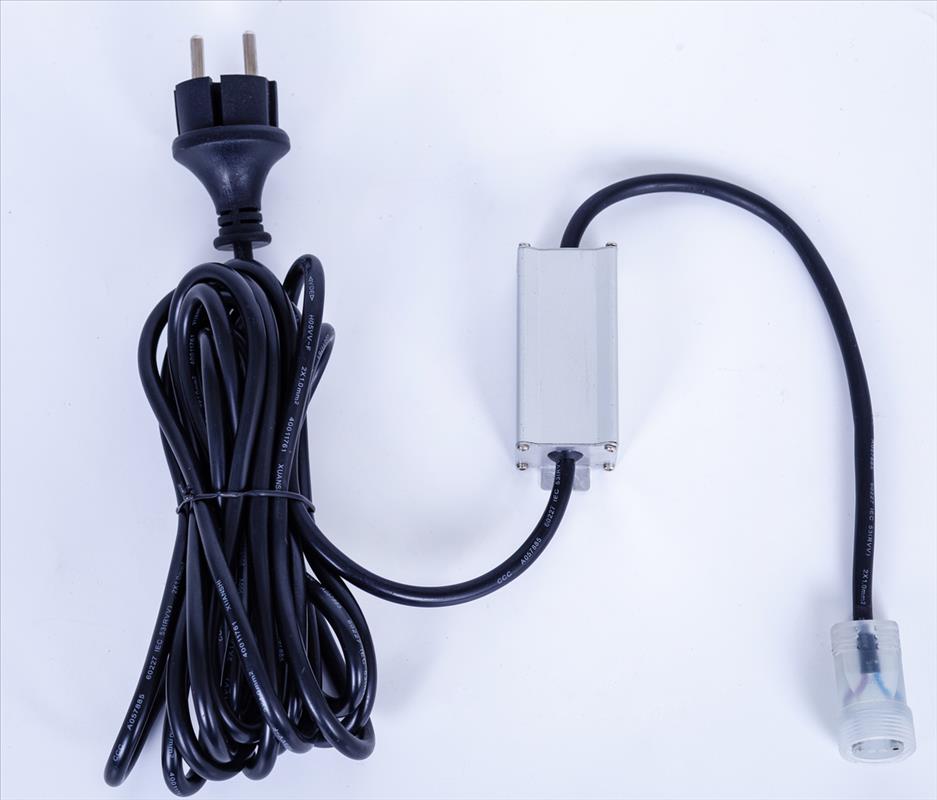 NEW AC Power cord with EU PSE CEE UK UL Plug Double Rectifier High Power for AC LED Strip Light - Nedar Patented product