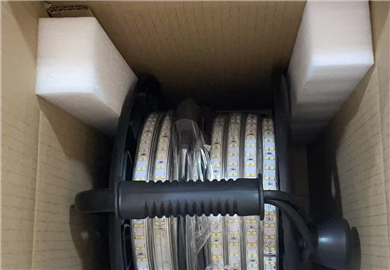 230 v Hoist Jobsite Applied Light Led Portable Strip Light On Drum 25M For Outdoor And Indoor Temporary Lighting