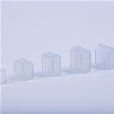 End cap for AC LED Strip Light Semi-transparent or customized PVC end cap
